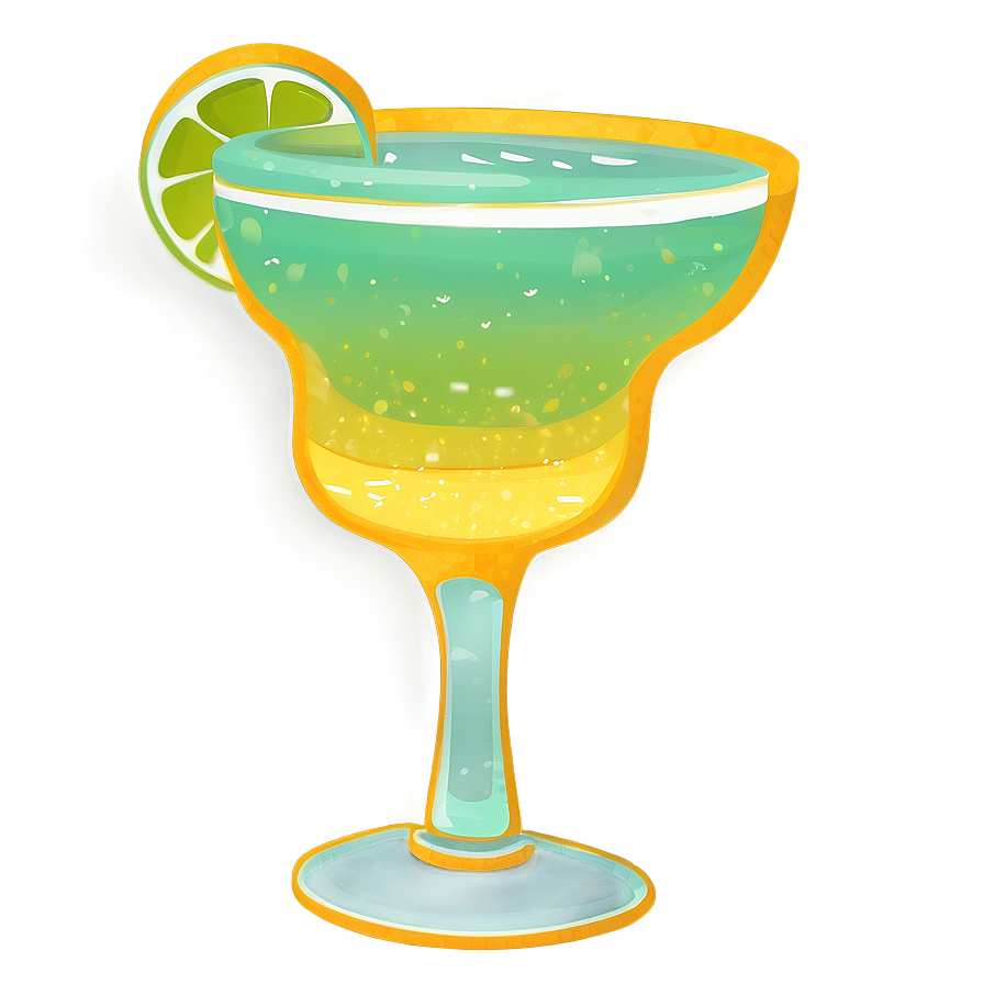 Margarita Glass Silhouette Png Tef PNG Image