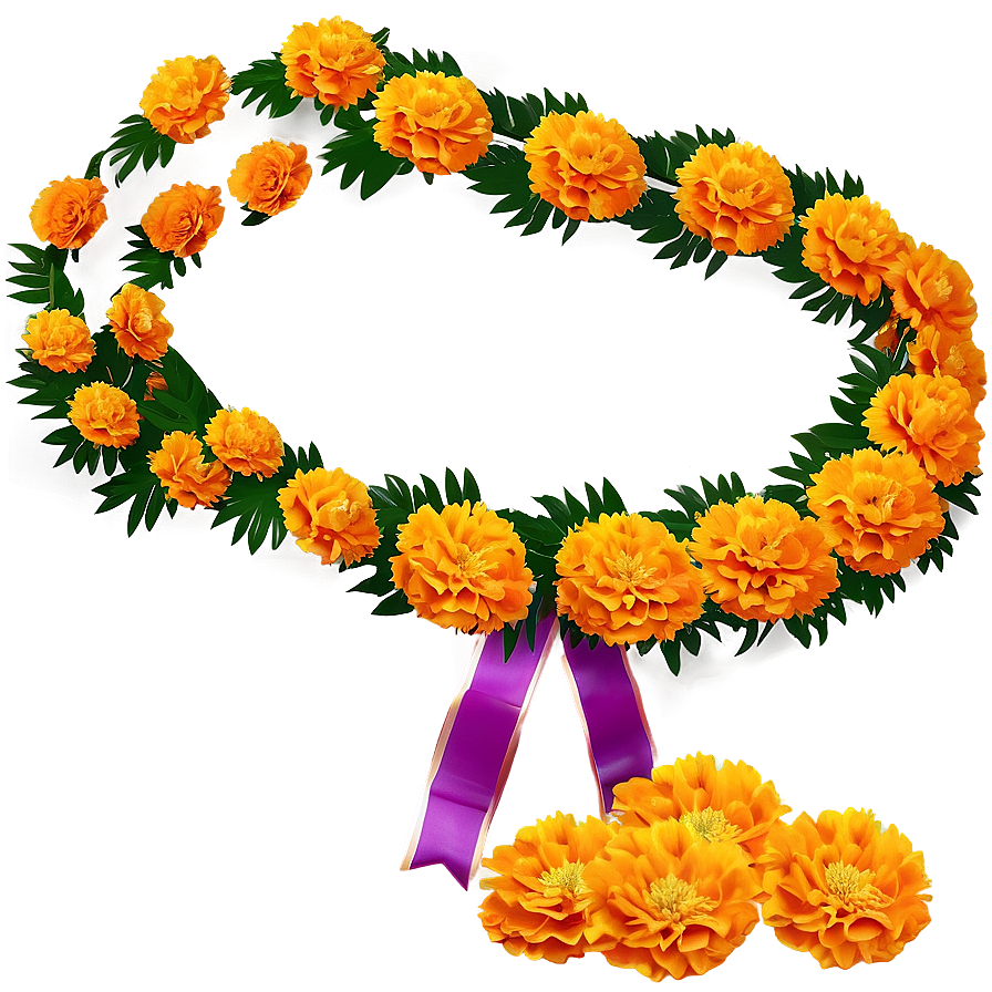 Marigold Festival Decor Png Llm46 PNG Image