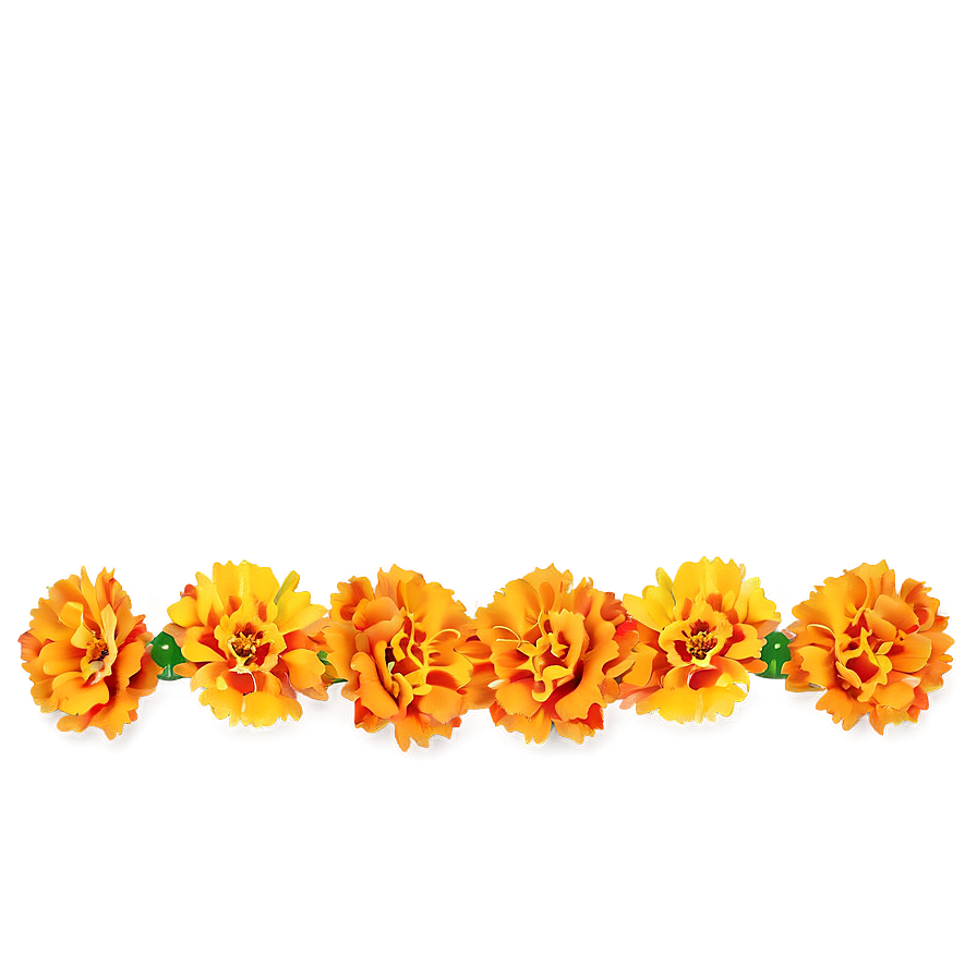 Marigold Festive Garland Png Lrk23 PNG Image