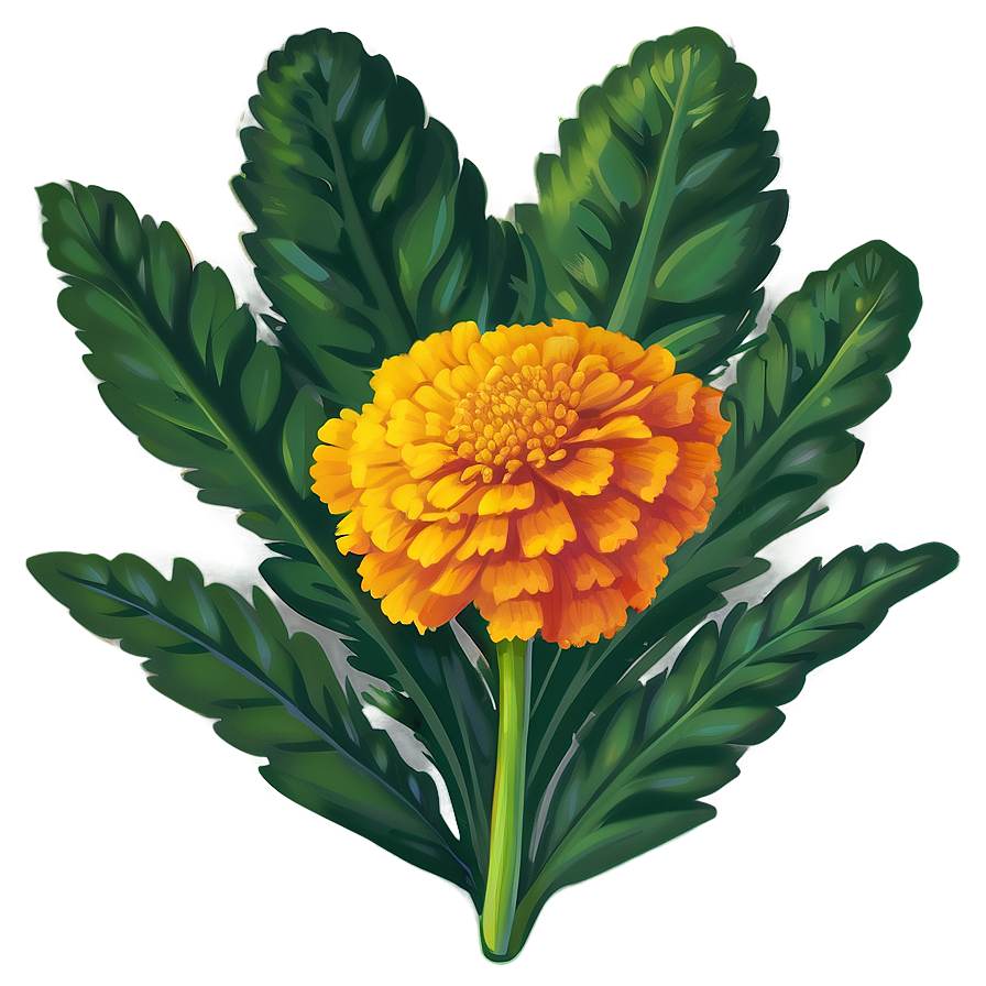 Marigold Seed Packet Png 06112024 PNG Image