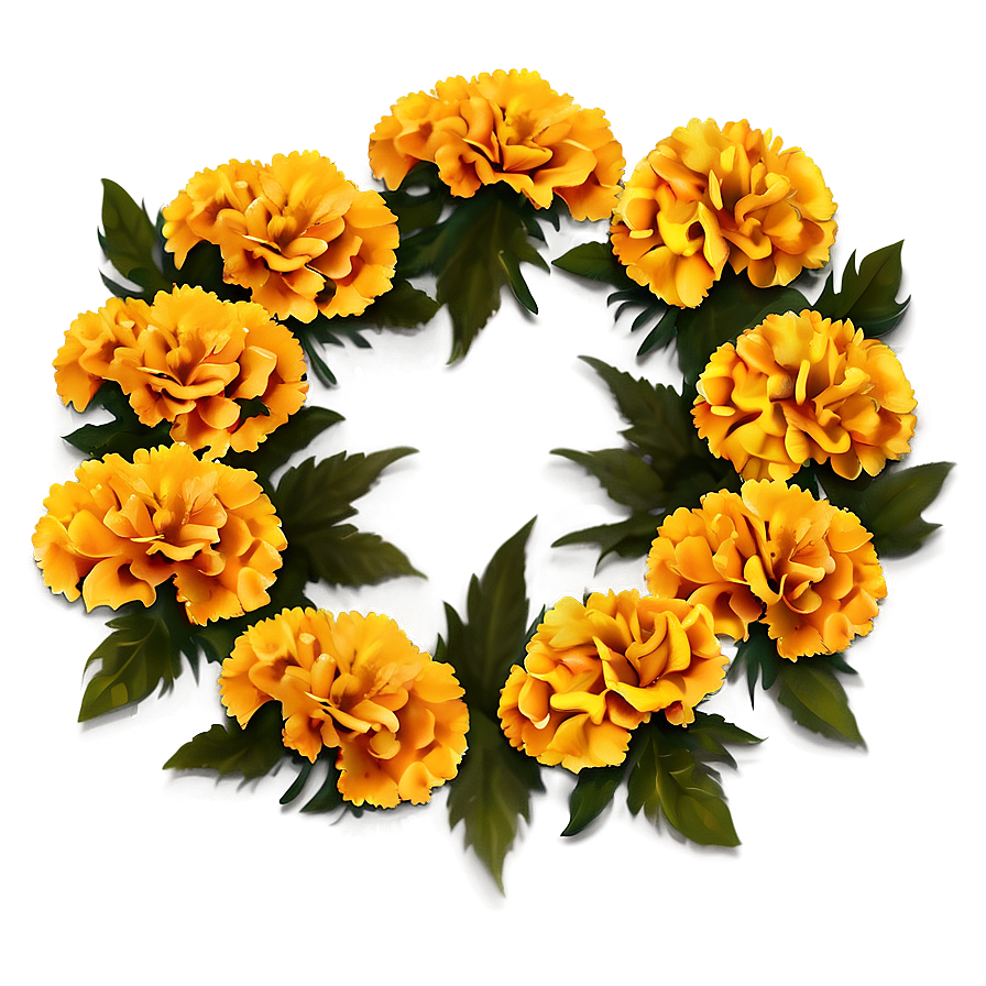 Marigolds For Day Of The Dead Png Jkj PNG Image