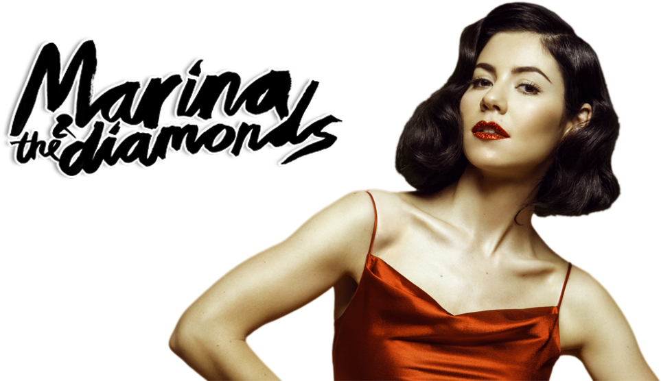 Marinaandthe Diamonds Promotional Graphic PNG Image