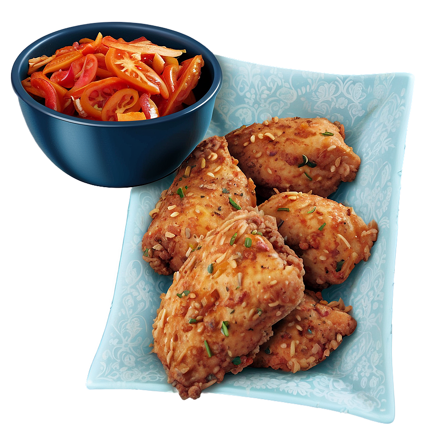 Marinated Fried Chicken Png Dfu76 PNG Image