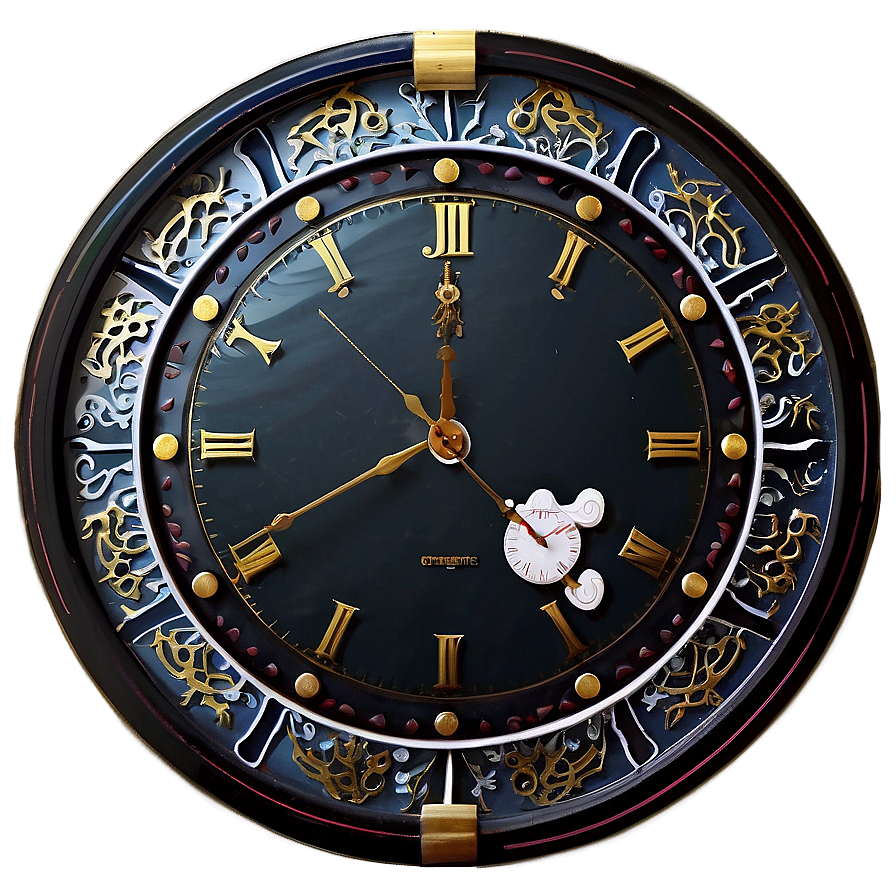 Maritime Ship's Clock Png Dai PNG Image