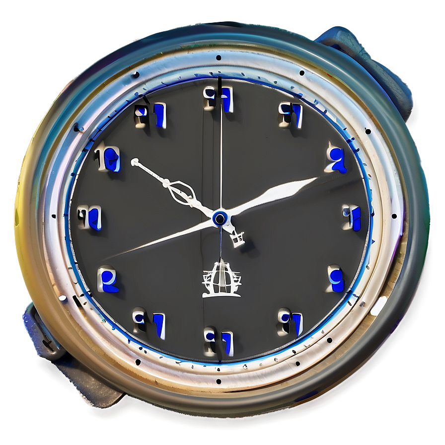 Maritime Ship's Clock Png Mrg PNG Image