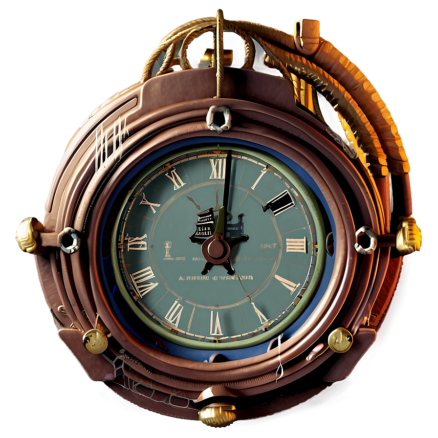 Maritime Ship's Clock Png Nsm27 PNG Image