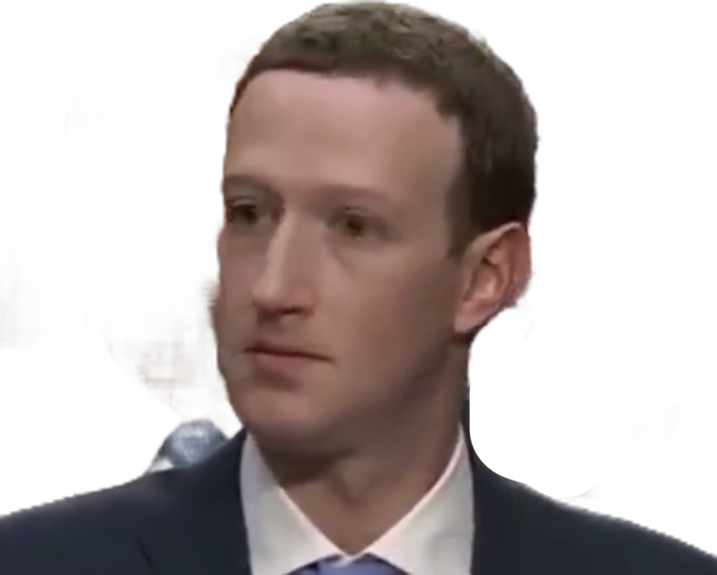 Mark Zuckerberg Serious Expression PNG Image