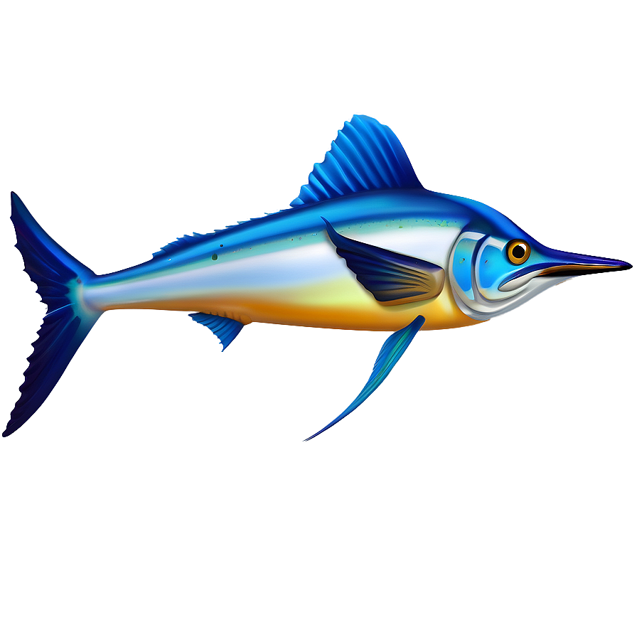 Marlin Fish Illustration Png Mif PNG Image