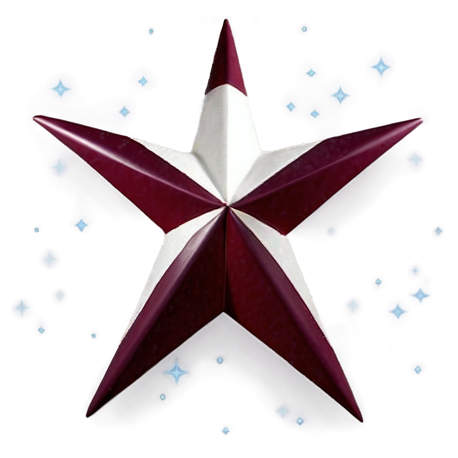 Maroon Star Png Txj PNG Image