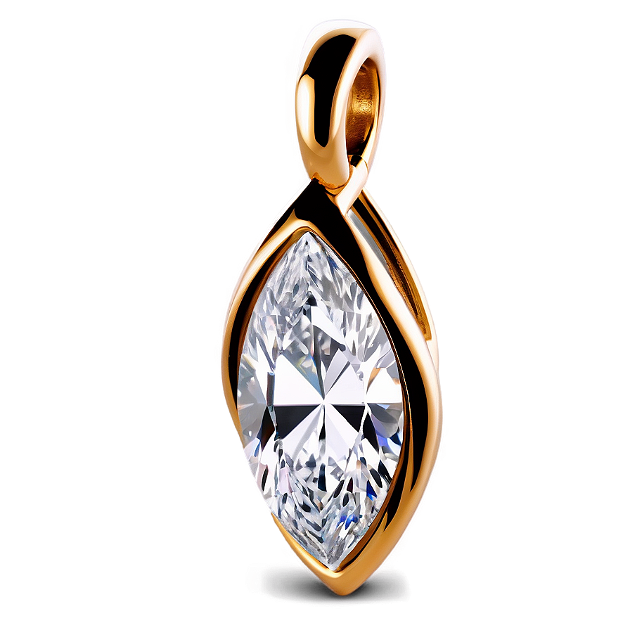 Marquise Diamonds Charm Png 05242024 PNG Image