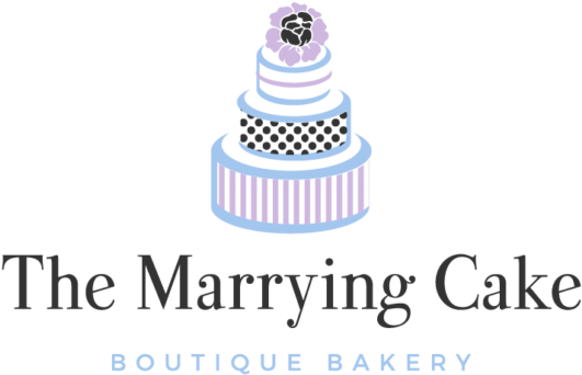 Marrying Cake Boutique Bakery Logo PNG Image