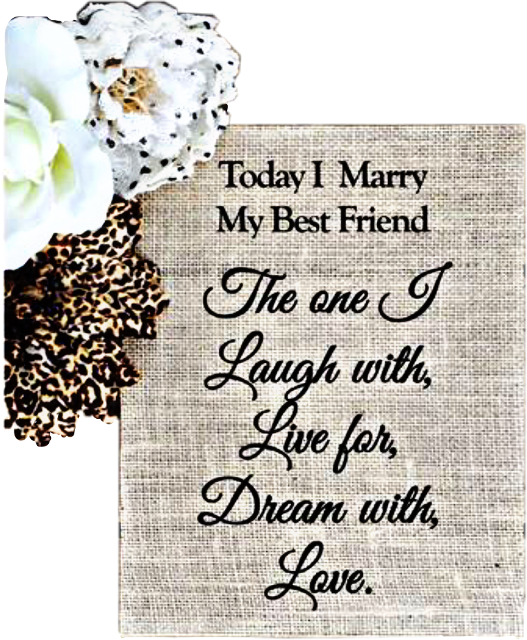 Marrying My Best Friend Wedding Sign PNG Image