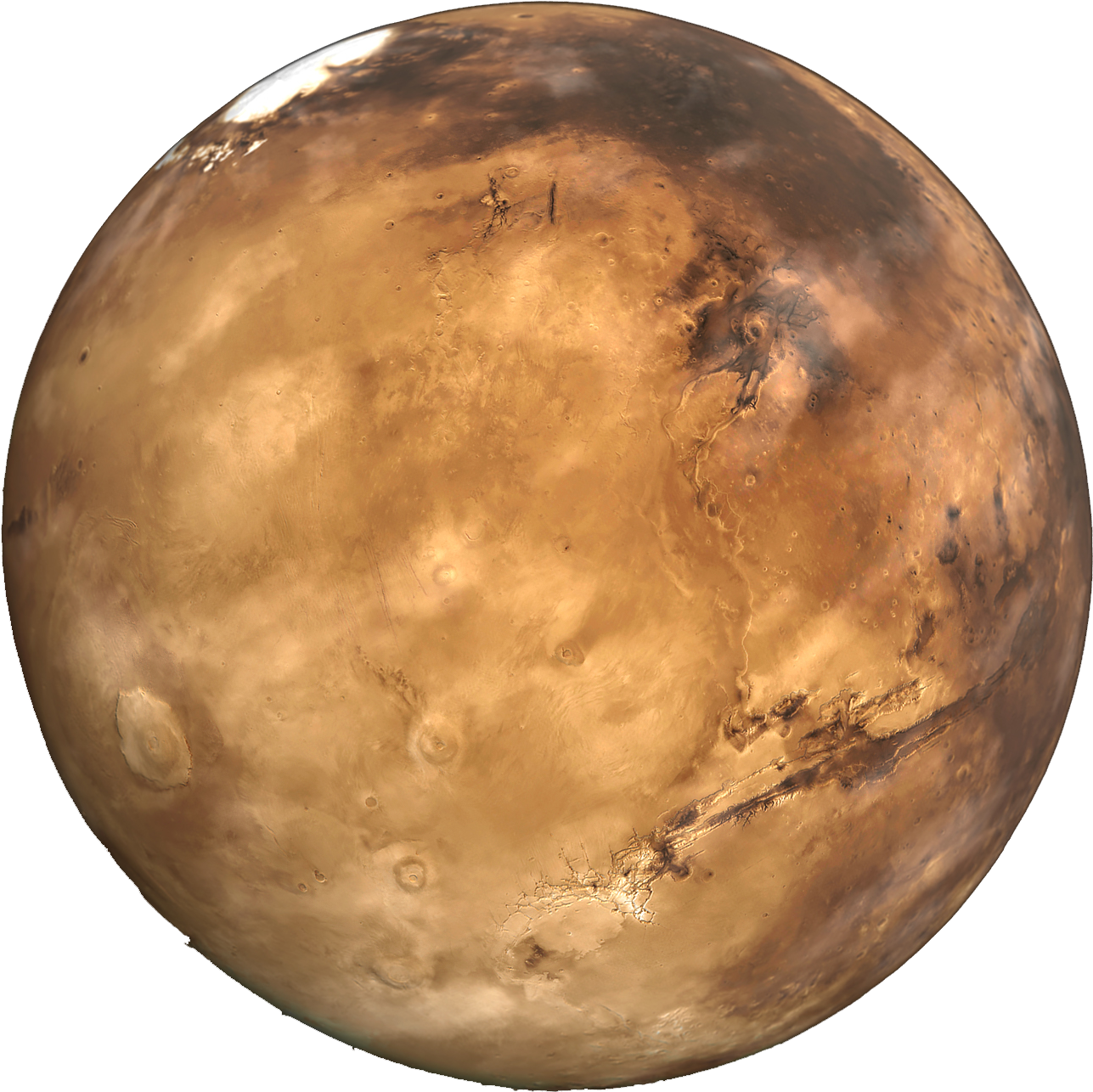 Mars Planet Full View.png PNG Image