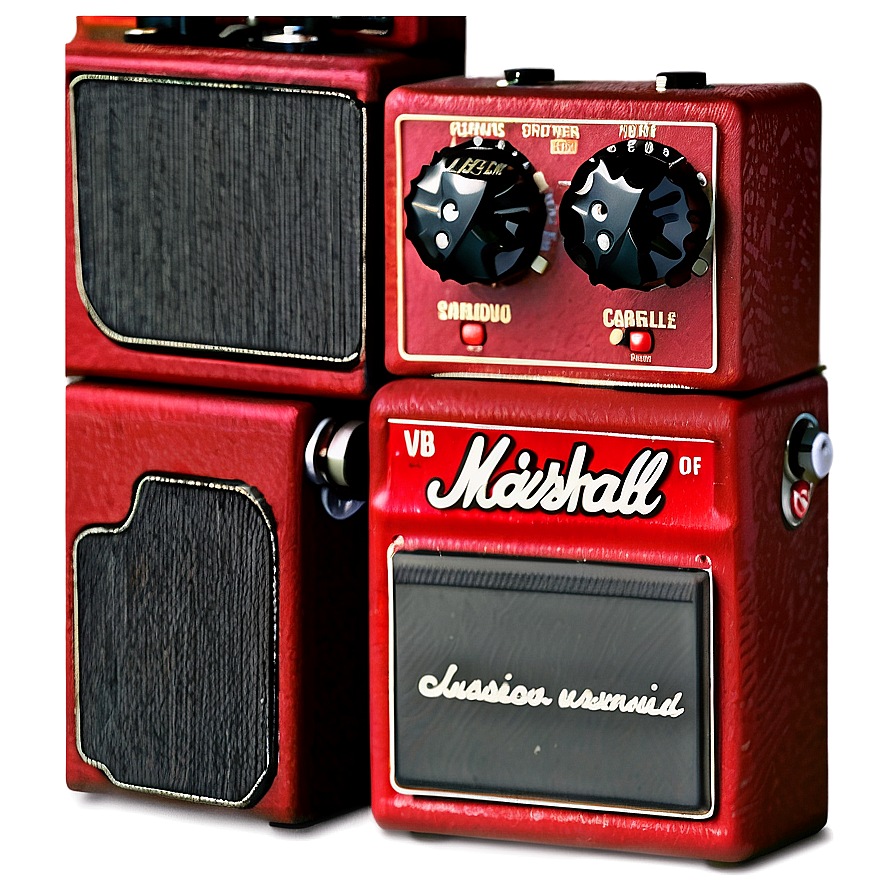 Marshall Guitar Pedals Png 06232024 PNG Image