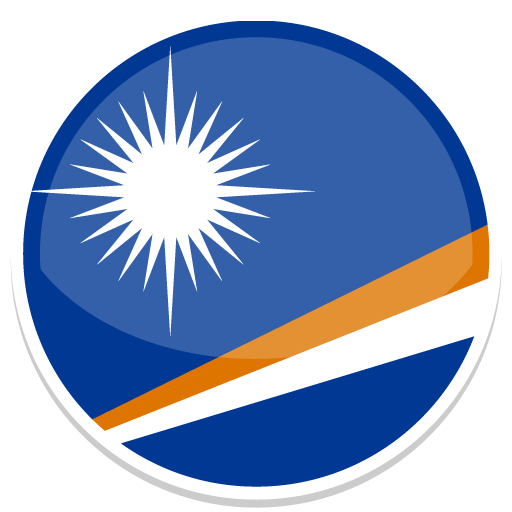 Marshall Islands Flag Graphic PNG Image