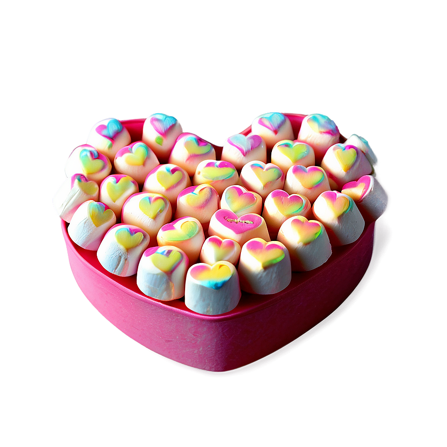 Marshmallow Heart Png 78 PNG Image