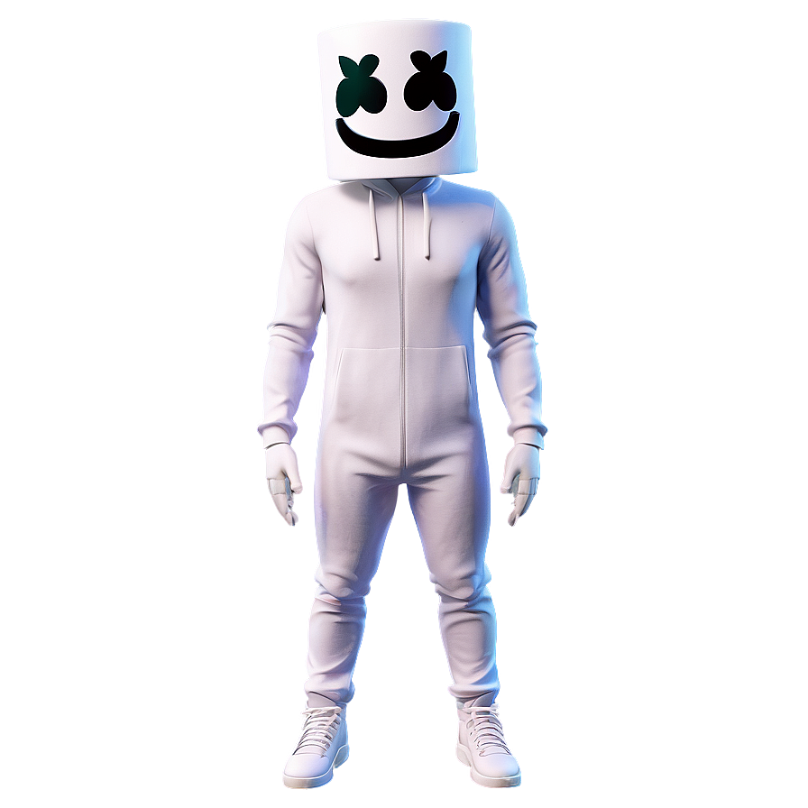 Marshmello 3d Model Png 33 PNG Image