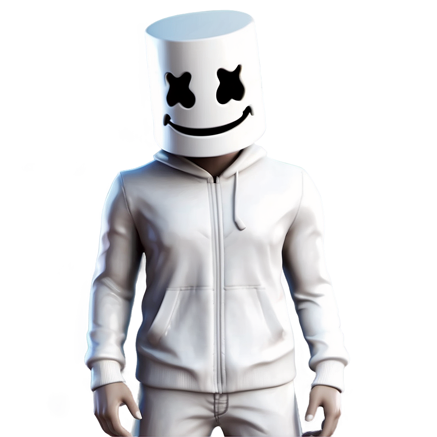 Marshmello Exclusive Fortnite Skin Png Ijd57 PNG Image