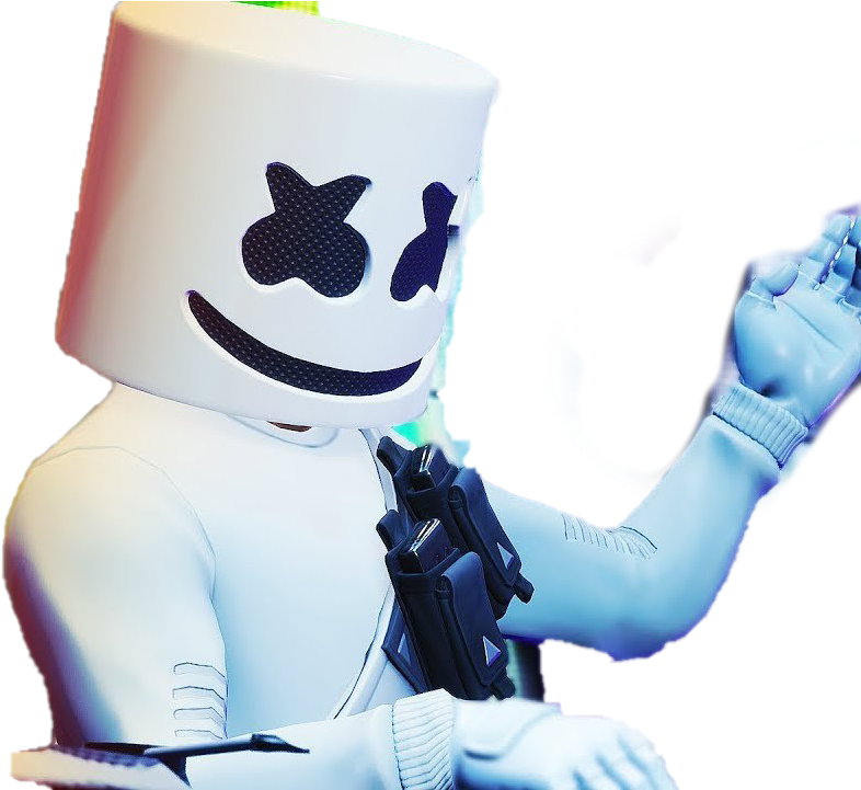 Marshmello Fortnite Crossover PNG Image