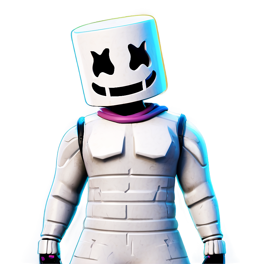 Marshmello Fortnite Icon Series Png 06252024 PNG Image