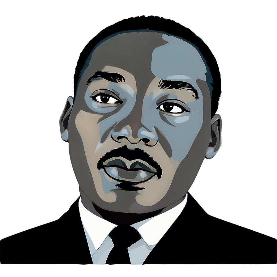 Martin Luther King Jr Peaceful Leader Png Hjl PNG Image