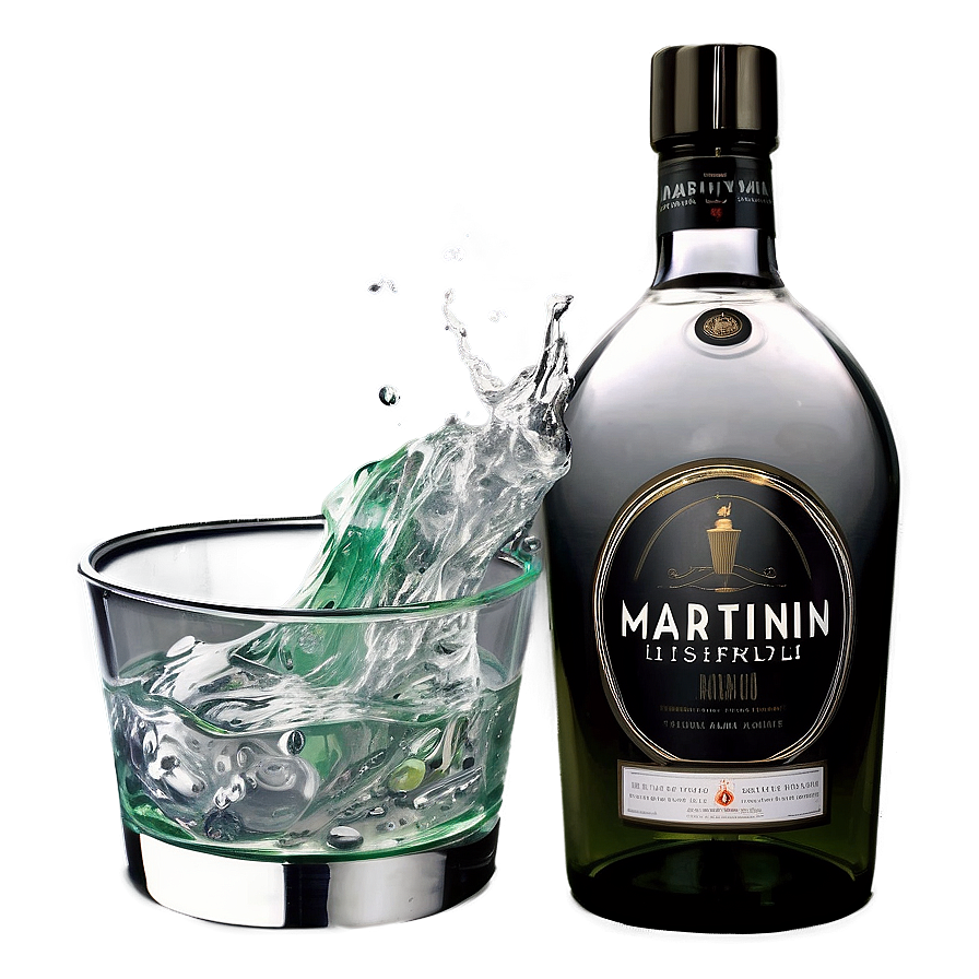 Martini Vermouth Splash Png Wdd90 PNG Image