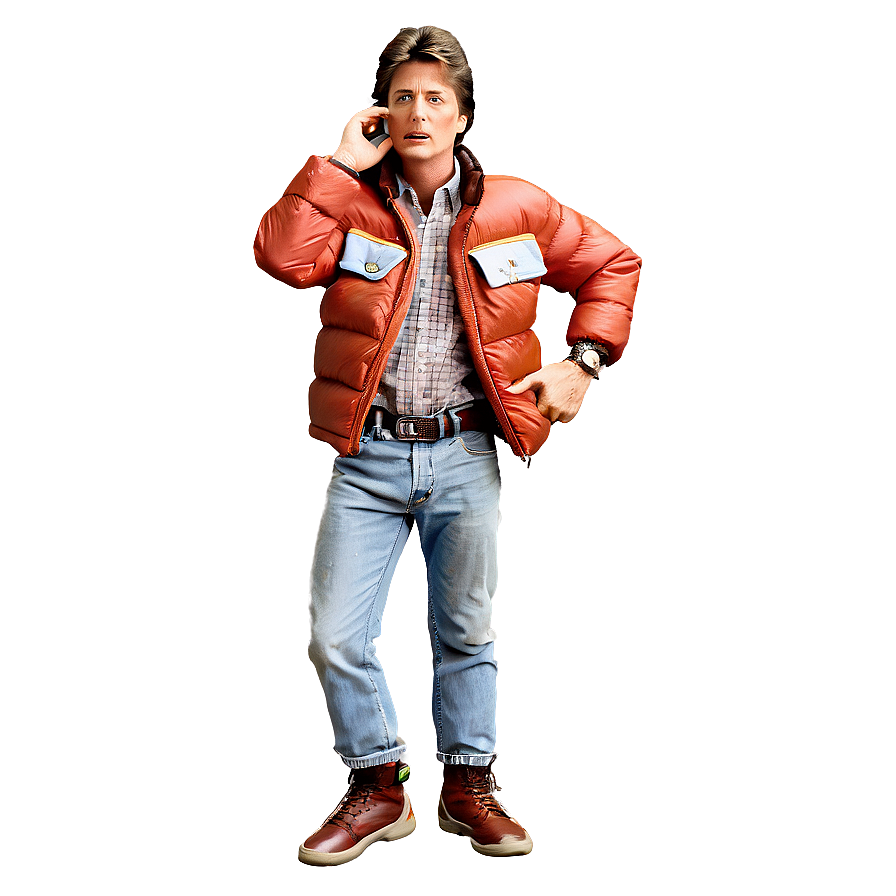 Marty Mcfly Back To The Future Png Utv52 PNG Image