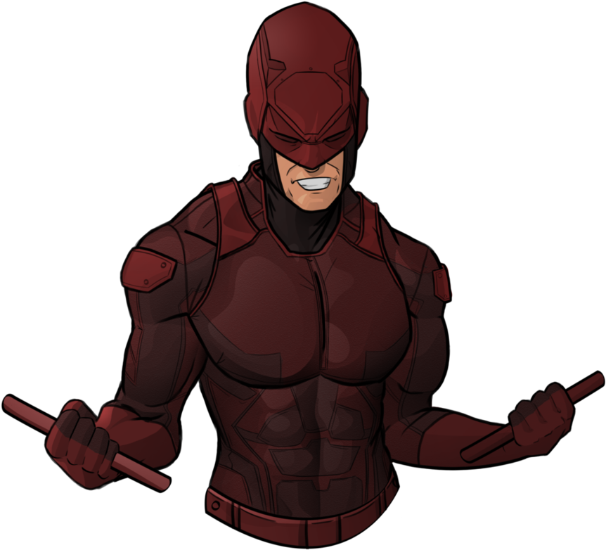 Marvel Daredevil Animated Character PNG Image