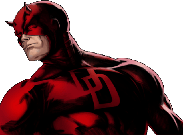 Marvel Daredevil Red Costume PNG Image