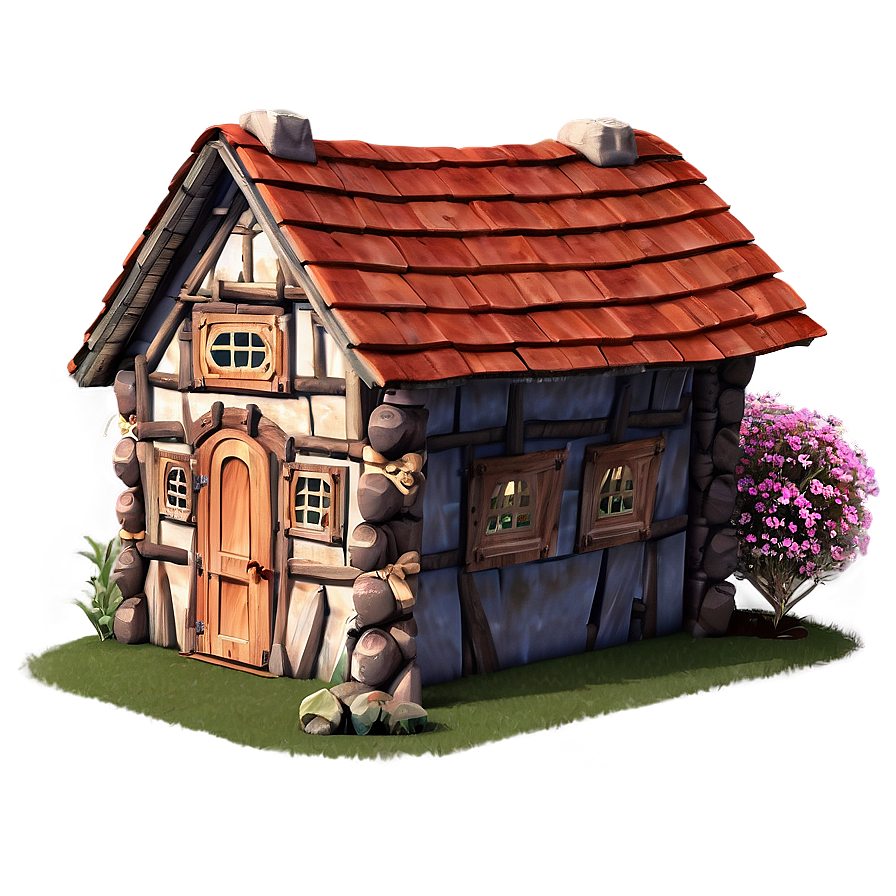 Masha's Storybook Cottage Png Bsa42 PNG Image