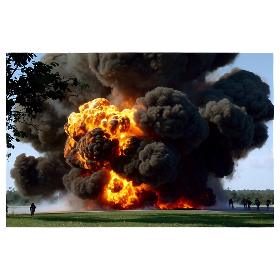 Massive Explosion Scene Png Hea32 PNG Image