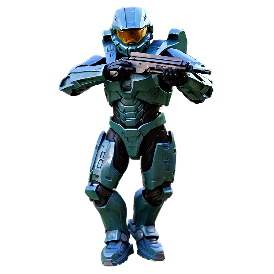 Master Chief Action Pose Png 98 PNG Image