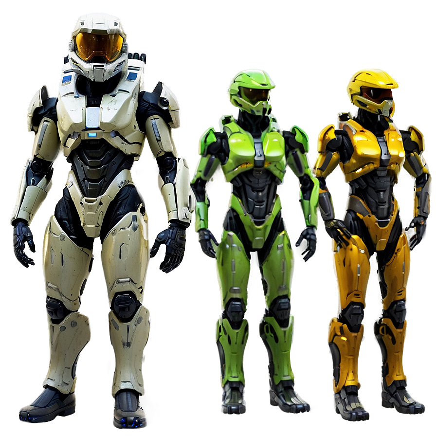 Master Chief And Prometheans Png Dyf PNG Image