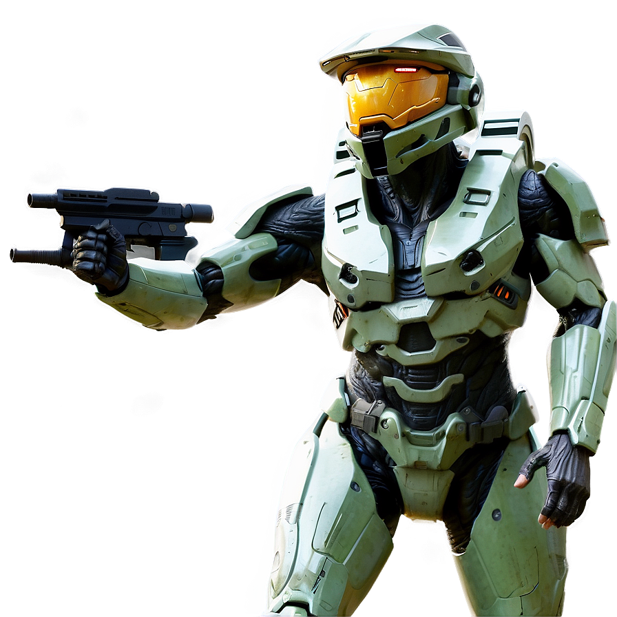 Master Chief And Prometheans Png Kgu10 PNG Image