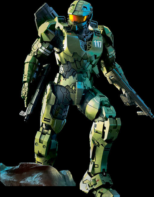 Master Chief Halo Armor PNG Image