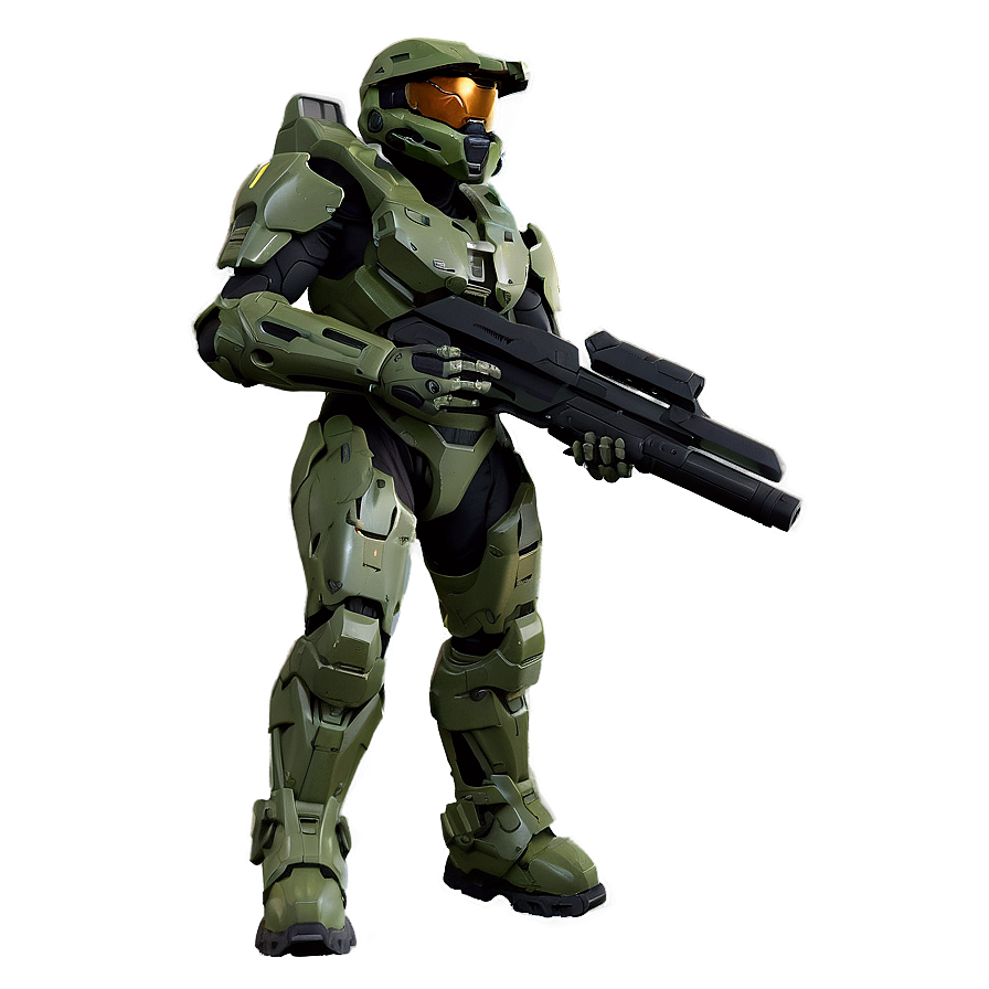 Master Chief Halo Legendary Armor Png Wbg PNG Image