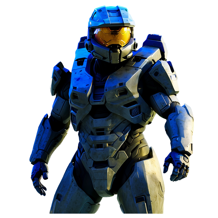 Master Chief Halo Skyline Background Png 06252024 PNG Image