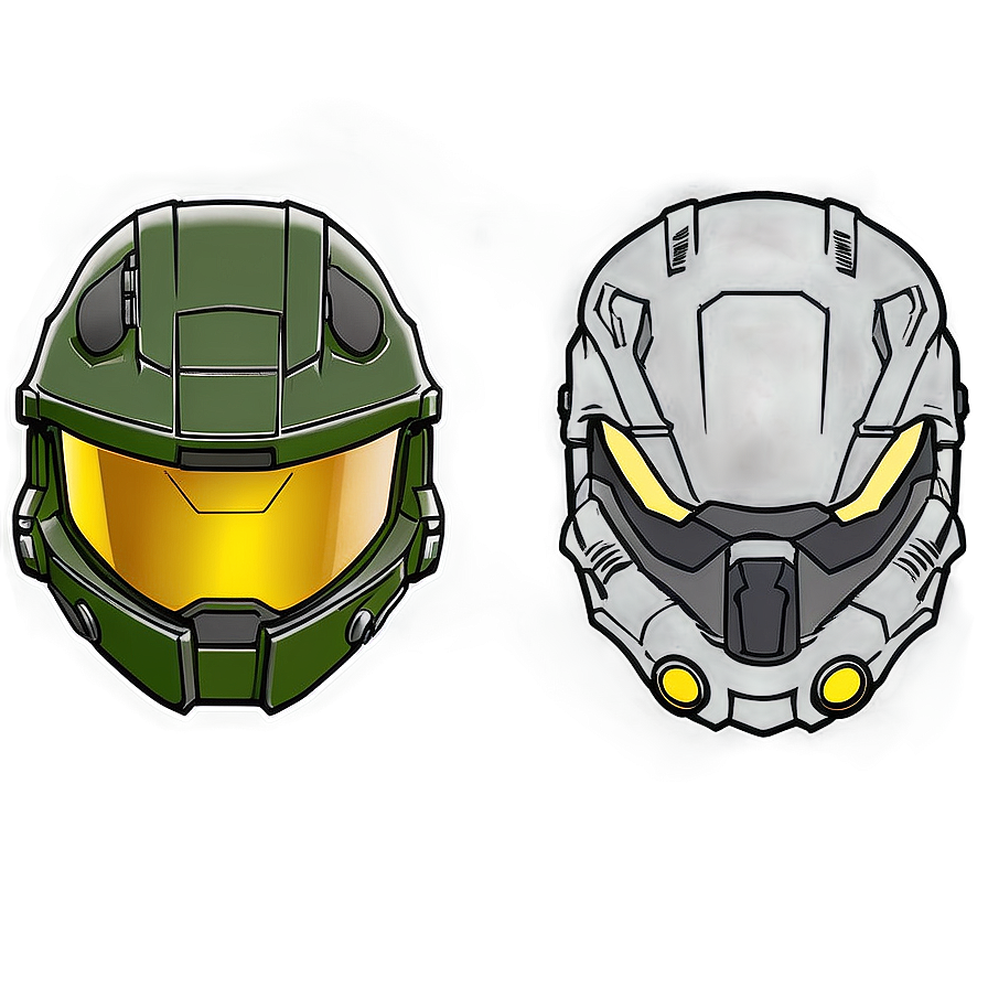 Master Chief Helmet Graphic Png 06132024 PNG Image