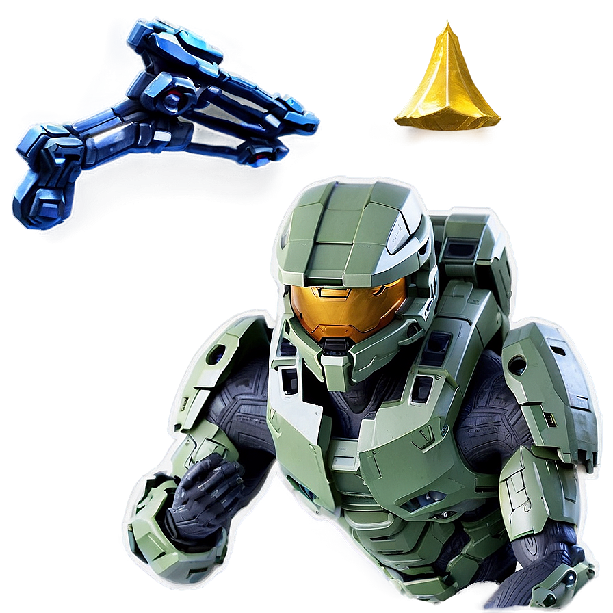 Master Chief In Halo Landscape Png Pyw18 PNG Image