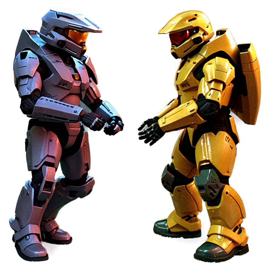 Master Chief Vs. Elite Png Twg PNG Image