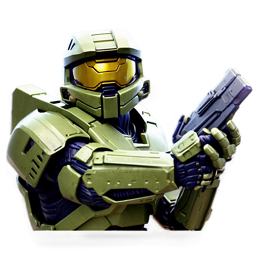 Master Chief With Plasma Grenade Png 05212024 PNG Image