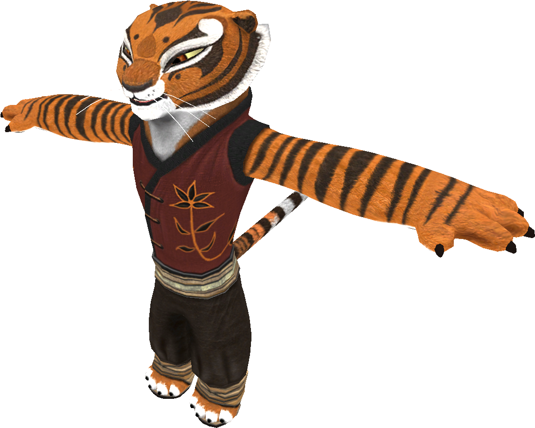 Master Tigress Kung Fu Panda PNG Image