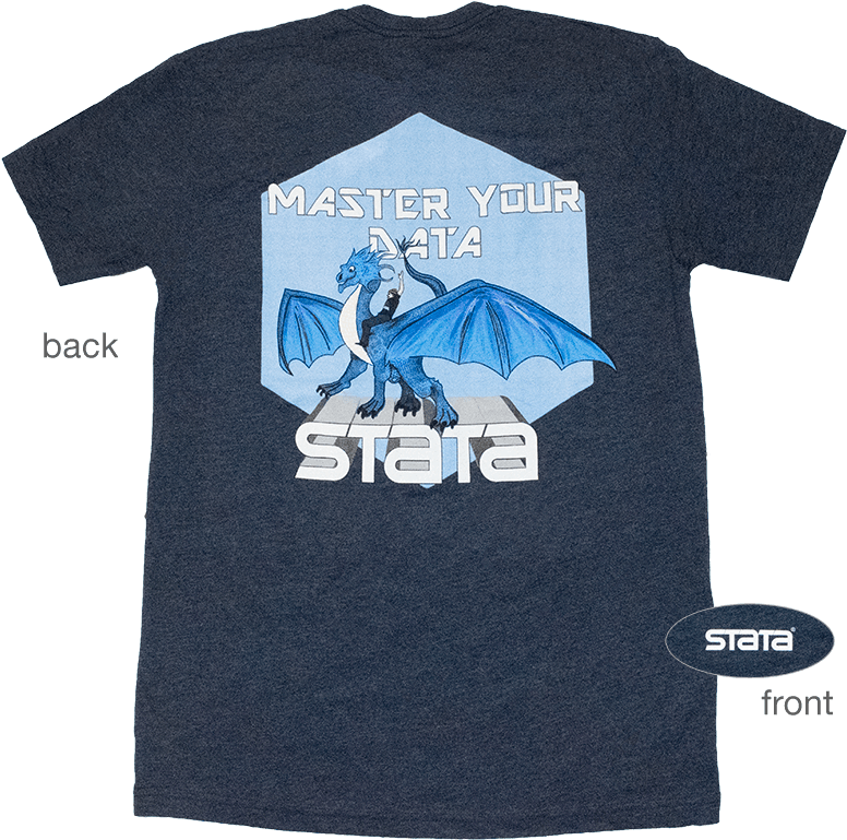 Master Your Data Stata Dragon Shirt PNG Image