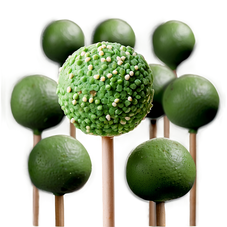 Matcha Cake Pop Png Ngb32 PNG Image