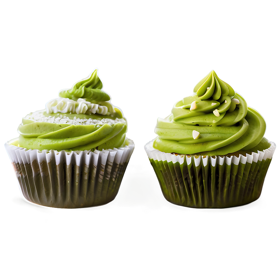 Matcha Cupcakes Png 06112024 PNG Image