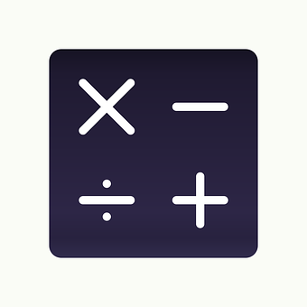 Mathematical Operations Icon PNG Image