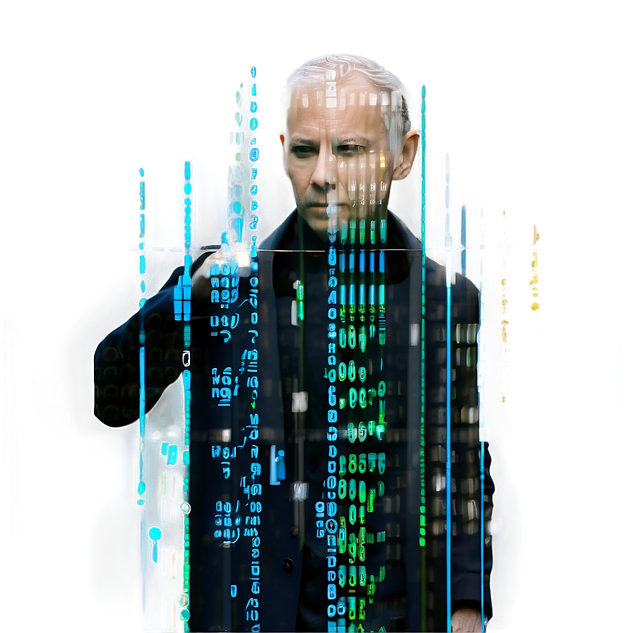 Matrix Code Cyber Network Png 69 PNG Image