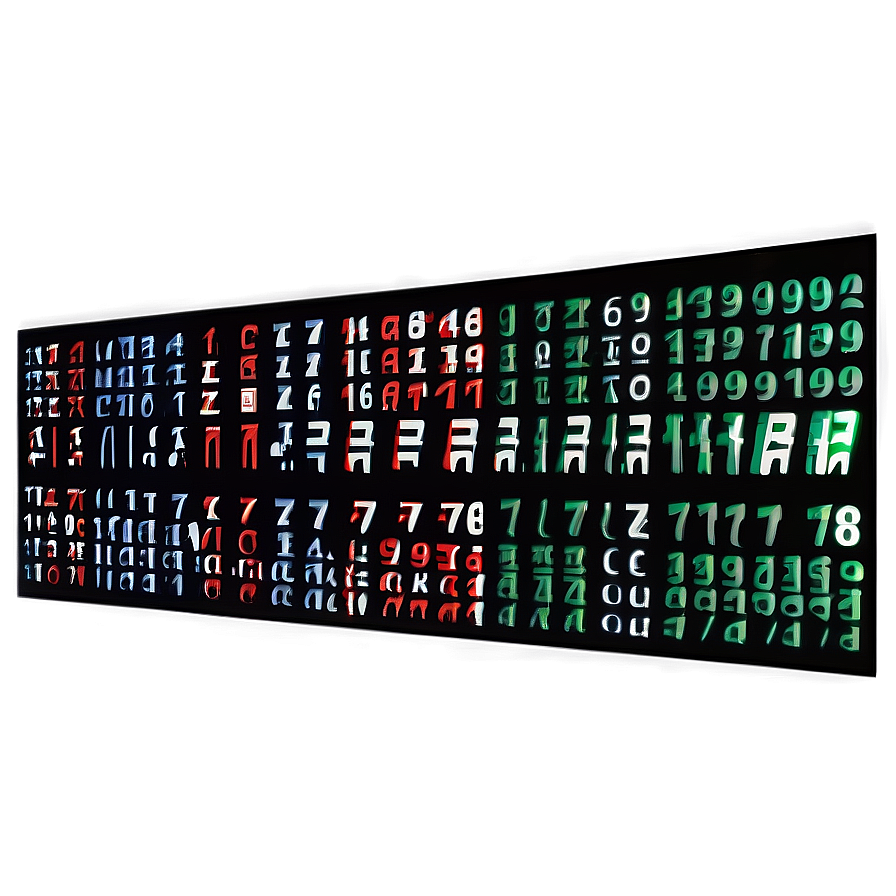 Matrix Code Digital Cipher Png 76 PNG Image