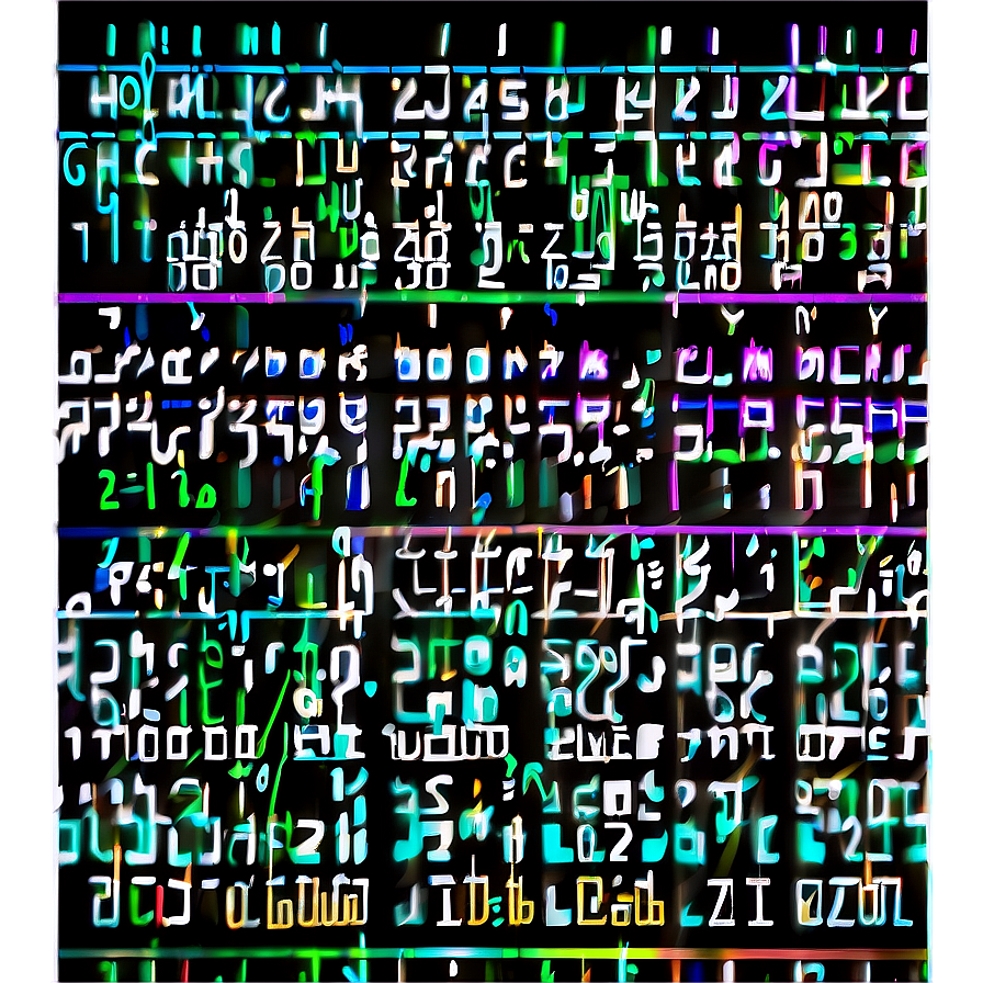 Matrix Code Digital Cipher Png Eqc PNG Image