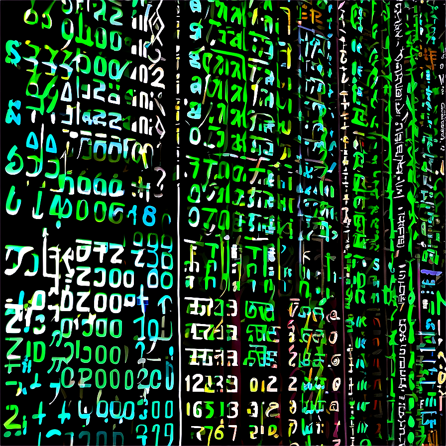 Matrix Code Information Overload Png Gui12 PNG Image